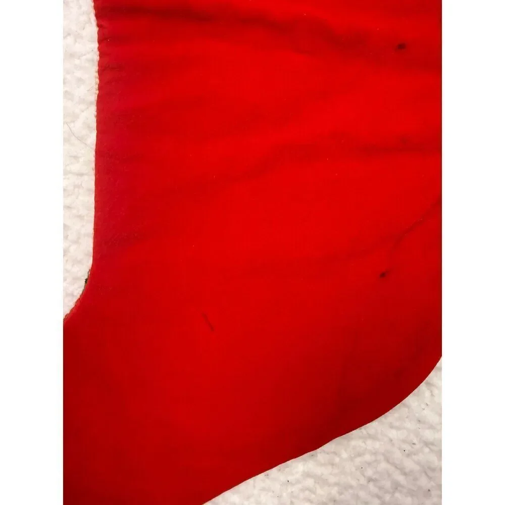 Steinwinder Enterprises Santa Toys List Embroidered Needlepoint Stocking‎